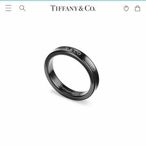 Tiffany & Co Black Women’s Band Ring